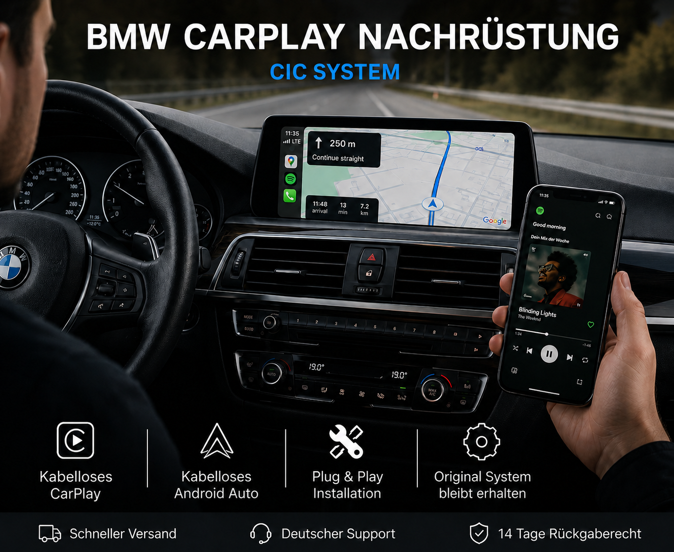 BMW Apple CarPlay Nachrüstung - CIC Sytsem