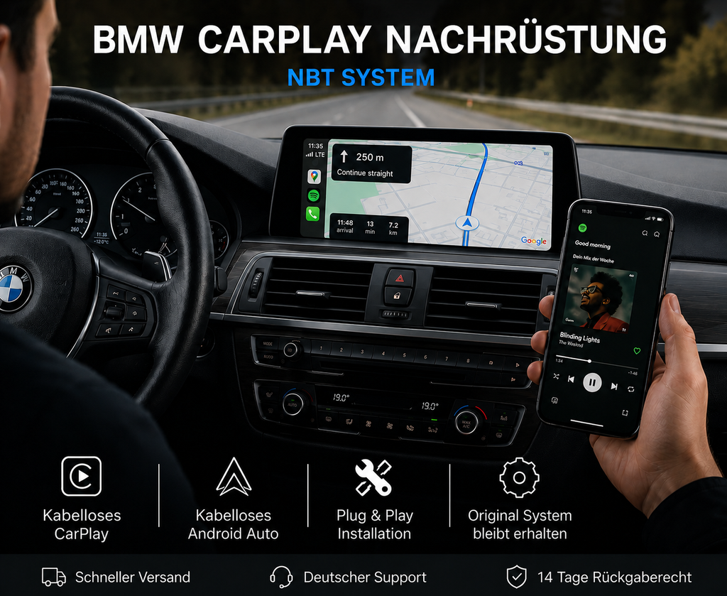 BMW Apple CarPlay Nachrüstung - NBT System